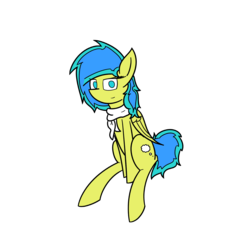 Size: 5600x5200 | Tagged: safe, artist:octaviapone, oc, oc only, oc:annapone, pegasus, pony, 2020 community collab, derpibooru community collaboration, clothes, female, scarf, sitting, solo, transparent background