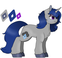 Size: 741x698 | Tagged: safe, artist:69beas, oc, oc only, oc:gale thundercloud, pony, unicorn, reference sheet, solo