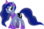 Size: 3201x2128 | Tagged: safe, artist:lightning stripe, derpibooru exclusive, oc, oc only, oc:princessmoonlight, earth pony, pony, 2020 community collab, derpibooru community collaboration, g4, blue coat, blue mane, crown, cutie mark, ethereal mane, eyelashes, fangs, female, green eyes, grin, high res, jewelry, mare, not luna, regalia, show accurate, simple background, smiling, solo, transparent background, vector