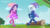 Size: 8000x4500 | Tagged: safe, artist:metalhead97, starlight glimmer, trixie, equestria girls, g4, barrette, boots, cape, clothes, clothes swap, commission, cute, day, diatrixes, dress, duo, duo female, fall formal outfits, female, friendship, fun, glimmerbetes, hat, having fun, high heel boots, jump rope, jumping, log, looking at each other, matching outfits, mountain, outfit, shoes, show accurate, showing off, skipping rope, smiling, smirk, trixie's cape, trixie's hat