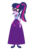 Size: 730x1094 | Tagged: safe, artist:cartoonmasterv3, sci-twi, twilight sparkle, equestria girls, g4, alternate universe, clothes, female, long skirt, skirt, solo, vector