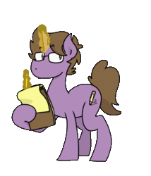 Size: 1161x1355 | Tagged: safe, artist:doodledandy, oc, oc only, oc:doodledandy, pony, unicorn, animated, frame by frame, gif, glasses, magic, male, pencil, simple background, solo, squigglevision, transparent background