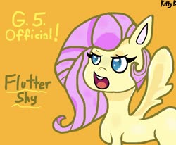 Size: 1004x827 | Tagged: safe, artist:kittycatrittycat, fluttershy, pony, g4.5, my little pony: pony life, female, open mouth, solo, what has hasbro done
