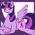 Size: 1000x1000 | Tagged: safe, artist:danbourumikan, twilight sparkle, alicorn, pony, g4, anatomically incorrect, female, incorrect leg anatomy, mare, prone, solo, twilight sparkle (alicorn)