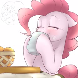 Size: 2048x2048 | Tagged: safe, artist:kurogewapony, pinkie pie, earth pony, pony, g4, eyes closed, female, high res, mare, solo