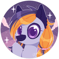 Size: 3000x3000 | Tagged: safe, artist:0okami-0ni, oc, oc only, oc:black night comet, pony, bust, coat markings, colored ears, dark mask (facial marking), facial markings, high res, simple background, solo, transparent background