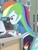 Size: 519x678 | Tagged: safe, screencap, fluttershy, rainbow dash, equestria girls, equestria girls specials, g4, my little pony equestria girls: better together, my little pony equestria girls: forgotten friendship, ass, butt, cropped, female, offscreen character, rainbutt dash, solo focus