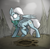 Size: 1832x1793 | Tagged: safe, artist:rexyseven, oc, oc only, pony, clothes, don't starve, don't starve together, female, forest, mare, paw prints, ponified, raised hoof, scarf, solo, spread wings, wings