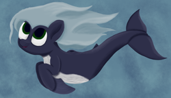 Size: 7248x4160 | Tagged: safe, artist:ahorseofcourse, oc, oc only, oc:belle luga, original species, whale pony, cute, female, solo, underwater