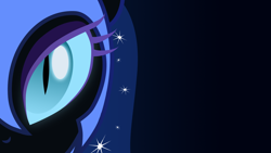 Size: 1902x1073 | Tagged: artist needed, safe, nightmare moon, g4, looking at you, wallpaper