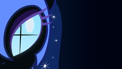 Size: 1902x1073 | Tagged: artist needed, safe, nightmare moon, g4, looking at you, wallpaper