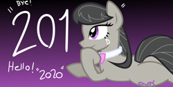 Size: 1378x693 | Tagged: safe, artist:vinilyart, octavia melody, earth pony, pony, g4, 2019, 2020, solo