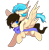 Size: 1200x1230 | Tagged: safe, artist:blue_enchantress, oc, oc only, oc:mhhao, oc:seablue storm, earth pony, pegasus, pony, 2020 community collab, derpibooru community collaboration, female, flying, simple background, transparent background