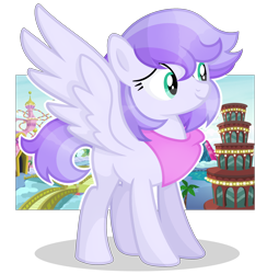 Size: 2222x2272 | Tagged: safe, artist:rerorir, oc, oc only, pegasus, pony, bandana, female, high res, mare, smiling, solo, transparent background