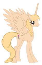 Size: 1227x1887 | Tagged: safe, editor:mr. gumball, alicorn, pony, female, mare, ponified, simple background, solo, tara strong, transparent background