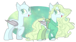 Size: 1024x572 | Tagged: safe, artist:chococolte, oc, oc only, bat pony, pony, bald, clothes, female, mare, simple background, solo, sweater, transparent background