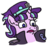 Size: 537x508 | Tagged: safe, artist:jargon scott, starlight glimmer, pony, unicorn, g4, clothes, confused, female, hat, jojo's bizarre adventure, jotaro kujo, school uniform, solo