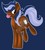 Size: 1280x1407 | Tagged: safe, artist:thehaywaiianhorse, oc, oc only, earth pony, pony, blue background, deviantart watermark, male, obtrusive watermark, simple background, solo, stallion, tongue out, watermark