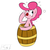 Size: 1024x1024 | Tagged: artist needed, safe, pinkie pie, pony, pinkiepieskitchen, g4, barrel, drunk, female, simple background, solo, tongue out, white background