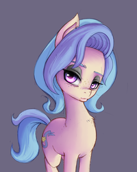 Size: 2474x3091 | Tagged: safe, artist:artguydis, oc, oc only, oc:floe's mom, pony, bags under eyes, chest fluff, female, freckles, high res, mare, simple background, solo