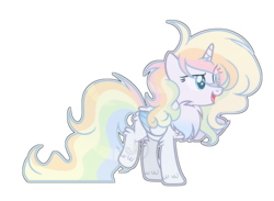 Size: 1920x1409 | Tagged: dead source, safe, artist:rainbows-skies, oc, oc only, oc:white rainbow, alicorn, pony, base used, female, mare, simple background, solo, transparent background