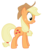 Size: 7911x9489 | Tagged: safe, artist:midwestbrony, applejack, earth pony, pony, g4, absurd resolution, female, freckles, hat, simple background, solo, transparent background, vector