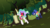 Size: 1920x1080 | Tagged: safe, screencap, princess celestia, princess luna, alicorn, pony, between dark and dawn, g4, my little pony: friendship is magic, female, forest, levitation, magic, mangrove tree, mare, scroll, swamp, telekinesis, tree