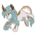 Size: 900x900 | Tagged: safe, artist:peachesandcreamated, oc, oc only, pony, unicorn, curved horn, ear piercing, earring, eyes closed, horn, horn ring, jewelry, leonine tail, piercing, simple background, smiling, solo, tail ring, transparent background, unicorn oc