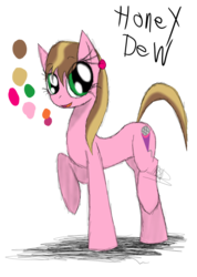 Size: 985x1385 | Tagged: safe, artist:didun850, oc, oc only, oc:honey dew, earth pony, pony, earth pony oc, female, mare, raised hoof, reference sheet, simple background, solo, transparent background