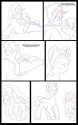 Size: 707x1131 | Tagged: safe, artist:chedx, oc, oc:king speedy hooves, oc:tommy the human, alicorn, pony, comic:the fusion flashback, alicorn oc, alicornified, child, colt, comic, commissioner:bigonionbean, cute, cute moments, daaaaaaaaaaaw, dialogue, father and son, fusion, fusion:big macintosh, fusion:flash sentry, fusion:shining armor, fusion:trouble shoes, horn, hug, levitation, living room, magic, male, prone, sketch, sketch dump, telekinesis, thought bubble, writer:bigonionbean