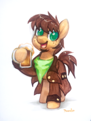 Size: 1439x1926 | Tagged: safe, artist:dawnfire, oc, oc only, earth pony, pony, clothes, solo