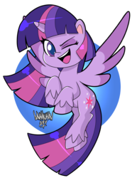 Size: 2700x3500 | Tagged: safe, artist:danmakuman, twilight sparkle, alicorn, pony, g4, g4.5, my little pony: pony life, female, g4.5 to g4, generation leap, high res, mare, one eye closed, open mouth, simple background, solo, transparent background, twilight sparkle (alicorn), unshorn fetlocks, wink