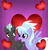 Size: 648x670 | Tagged: safe, artist:computerboy64, cloudchaser, thunderlane, pegasus, pony, g4, female, heart, male, ship:thunderchaser, shipping, stallion, straight