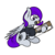 Size: 3000x3000 | Tagged: safe, artist:aaathebap, oc, oc only, oc:morning glory (project horizons), pegasus, pony, fallout equestria, fallout equestria: project horizons, aer-14, aer-14 prototype, brand, cute, dashite, dashite brand, fallout, fanfic, fanfic art, female, high res, hoof hold, hooves, laser, laser rifle, mare, mouth hold, png, simple background, sitting, solo, transparent background, wings