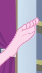 Size: 717x1231 | Tagged: safe, screencap, pinkie pie, equestria girls, equestria girls series, g4, sunset's backstage pass!, spoiler:eqg series (season 2), barefoot, cropped, feet, female, foot focus, legs, offscreen character, pictures of legs, solo
