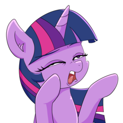 Size: 894x894 | Tagged: safe, artist:yinglung, twilight sparkle, pony, g4, faic, female, listen here, majestic as fuck, simple background, solo, transparent background