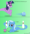 Size: 4096x4608 | Tagged: safe, artist:parclytaxel, trixie, twilight sparkle, alicorn, genie, genie pony, pony, unicorn, ain't never had friends like us, g4, .svg available, absurd resolution, ask, ball, bowling, bowling ball, bowling pin, comic, crossed hooves, cup, female, gradient background, inanimate tf, looking at you, mare, prone, smiling, taunting, teacup, that pony sure does love teacups, transformation, trixieball, tumblr, twilight sparkle (alicorn), vector