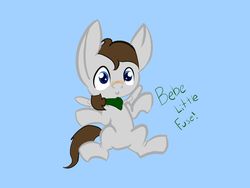 Size: 1280x960 | Tagged: safe, artist:ambershinethepony, oc, oc only, oc:fuselight, pony, baby, baby pony, solo, younger