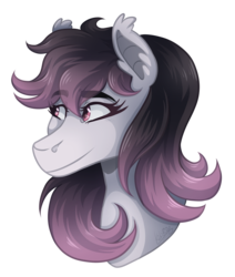 Size: 2200x2600 | Tagged: safe, artist:monnarcha, oc, oc only, pony, bust, female, high res, mare, portrait, simple background, solo, transparent background