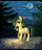 Size: 5000x6000 | Tagged: safe, artist:fly-gray, oc, oc only, pony, lantern, moon, night, solo