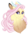 Size: 1024x1238 | Tagged: safe, artist:azure-art-wave, oc, oc only, oc:freya, hybrid, bust, chest fluff, female, interspecies offspring, not fluttershy, offspring, parent:discord, parent:fluttershy, parents:discoshy, portrait, simple background, solo, transparent background