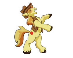 Size: 1280x1024 | Tagged: safe, artist:flyingeevees, braeburn, earth pony, pony, g4, male, rearing, solo, stallion