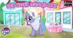 Size: 960x504 | Tagged: safe, gameloft, indigo wax, earth pony, pony, g4, my little pony: magic princess, official, spoiler:comic52, advertisement, candlemaker, cloak, clothes, facebook, female, glasses, hat, mare, my little pony logo, solo