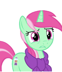 Size: 374x432 | Tagged: safe, edit, edited screencap, screencap, minty bubblegum, pony, unicorn, best gift ever, g4, female, not a vector, simple background, solo, transparent background