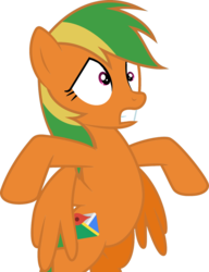 Size: 783x1021 | Tagged: safe, artist:ponyrailartist, oc, oc only, oc:naviga, pony, show accurate, simple background, solo, transparent background, wat