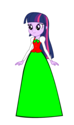 Size: 550x930 | Tagged: safe, artist:cartoonmasterv3, twilight sparkle, alicorn, human, equestria girls, g4, christmas, clothes, female, holiday, long skirt, simple background, skirt, solo, transparent background, twilight sparkle (alicorn), vector