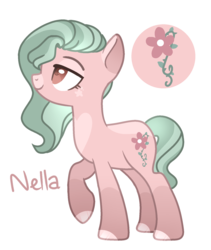 Size: 1522x1800 | Tagged: safe, artist:at--ease, oc, oc only, oc:nella, earth pony, pony, female, mare, simple background, solo, transparent background