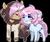 Size: 539x448 | Tagged: artist needed, safe, oc, oc only, oc:ira, oc:scoops, pony, unicorn, cute, cutie mark, female, mare, missing horn, multicolored hair, old design, solo