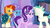 Size: 1920x1080 | Tagged: safe, screencap, starlight glimmer, sunburst, terramar, trixie, hippogriff, pony, unicorn, g4, student counsel, covering eyes, female, male, mare, stallion, treehouse of harmony