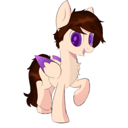 Size: 1200x1200 | Tagged: safe, artist:not.interesting, oc, oc only, oc:softy, pegasus, pony, looking at you, pegasus oc, raised hoof, simple background, transparent background, wings